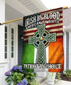 Irish Flag Irish By Blood American By Birth Patriot By Choice MLH1928F