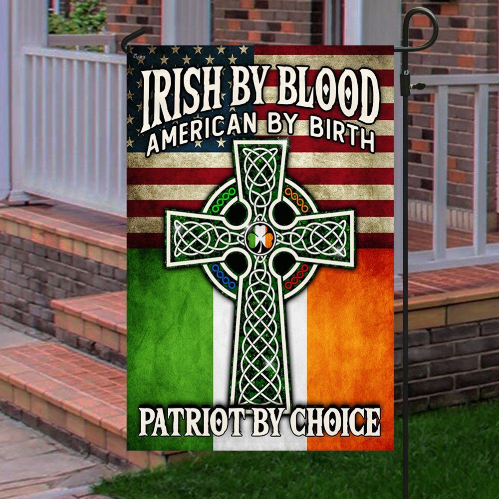 Irish Flag Irish By Blood American By Birth Patriot By Choice MLH1928F - Image 4