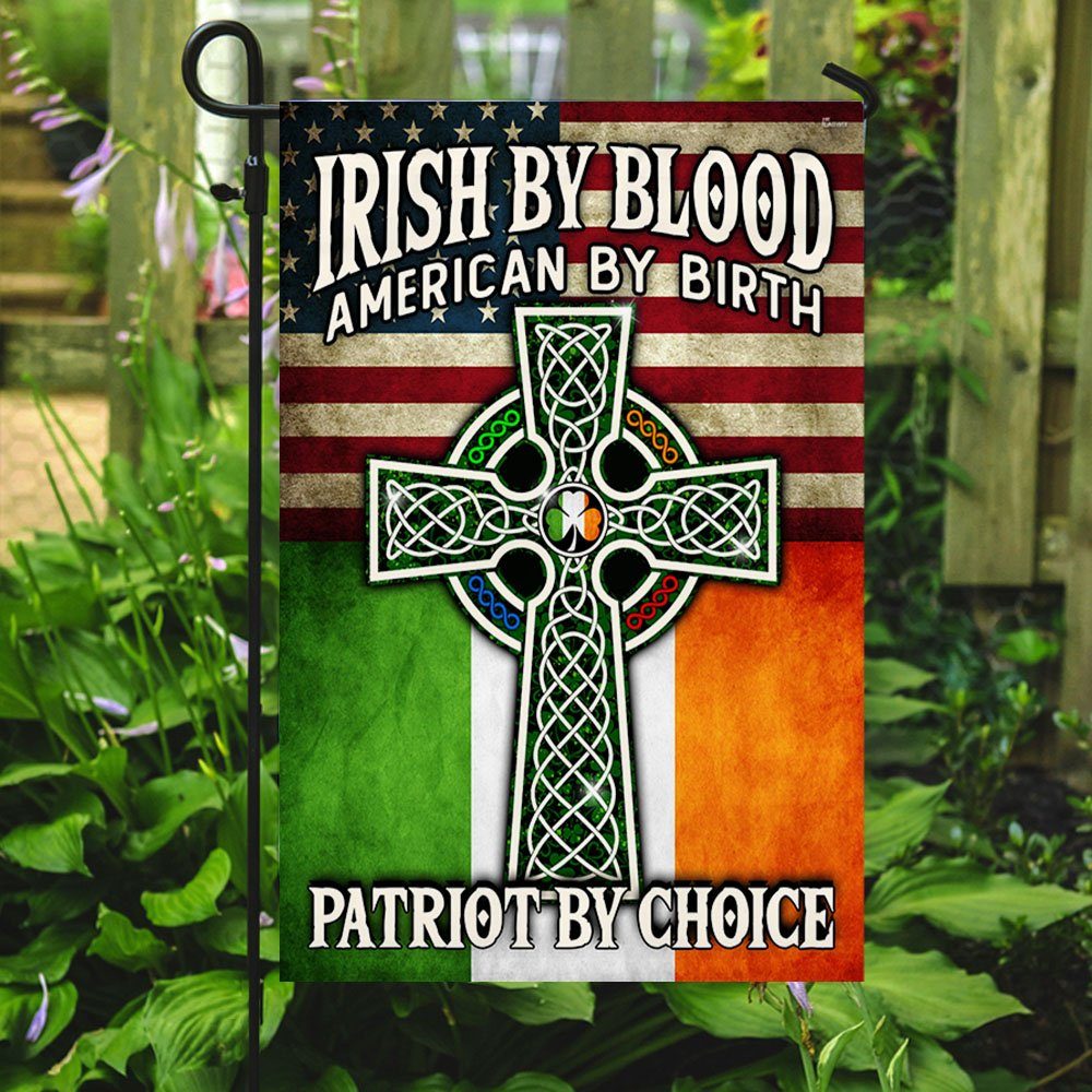 Irish Flag Irish By Blood American By Birth Patriot By Choice MLH1928F - Image 5