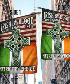 irish flag irish by blood american by birth patriot by choice mlh1928f 7057