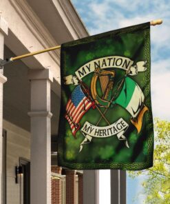 Irish My Nation My Heritage Flag