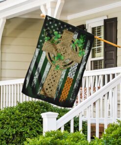 irish shamrock american us flag 1200