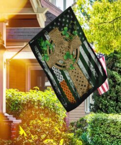 irish shamrock american us flag 2670