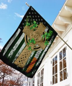 irish shamrock american us flag 4169