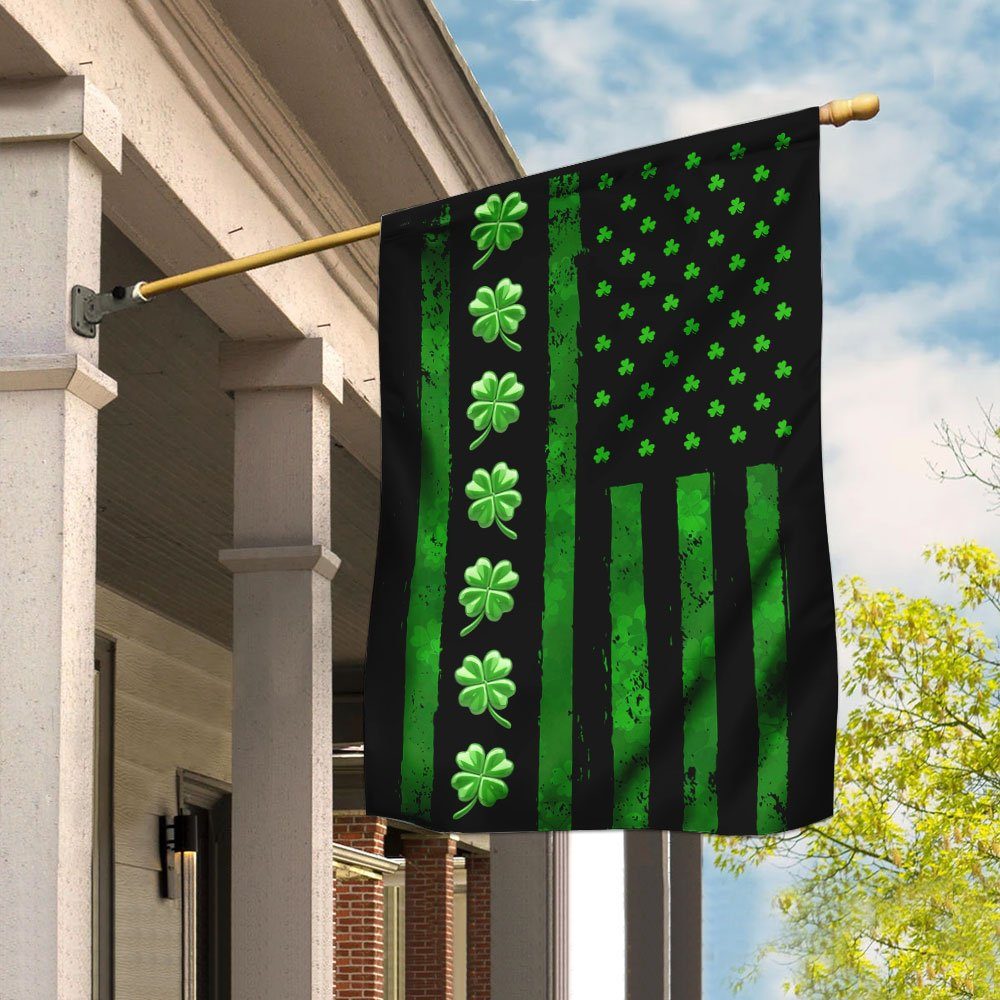 Irish Shamrock Flag