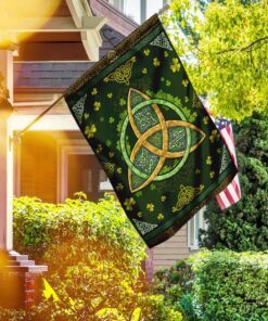 irish shamrock with celtic flag 2319