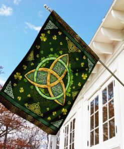irish shamrock with celtic flag 2851
