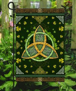 irish shamrock with celtic flag 5845