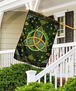 irish shamrock with celtic flag 6532