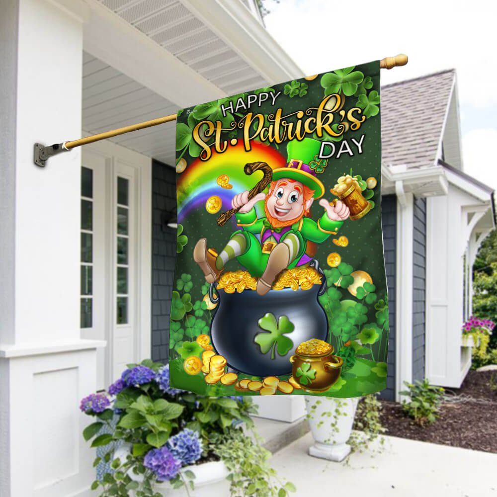 Irish St.Patrick's Day Leprechaun Flag NTB349F