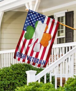 irish veteran american u.s. flag 2174