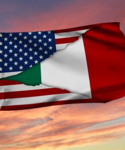 Italian American Grommet Flag BNT519GFv7