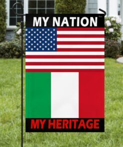 italy and america flag my nation my heritage tqn680f 1027