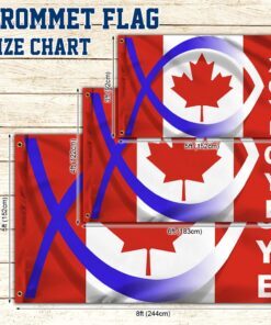 ixoye fish flag christian canadian grommet flag trl1860gf 3483