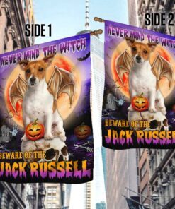 jack russell halloween flag beware of the jack russell dbd2796fv26 3665