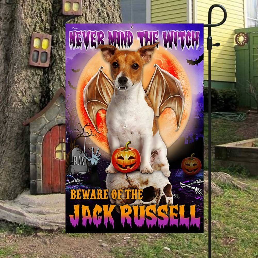 Jack Russell Halloween Flag Beware Of The Jack Russell DBD2796Fv26 - Image 5