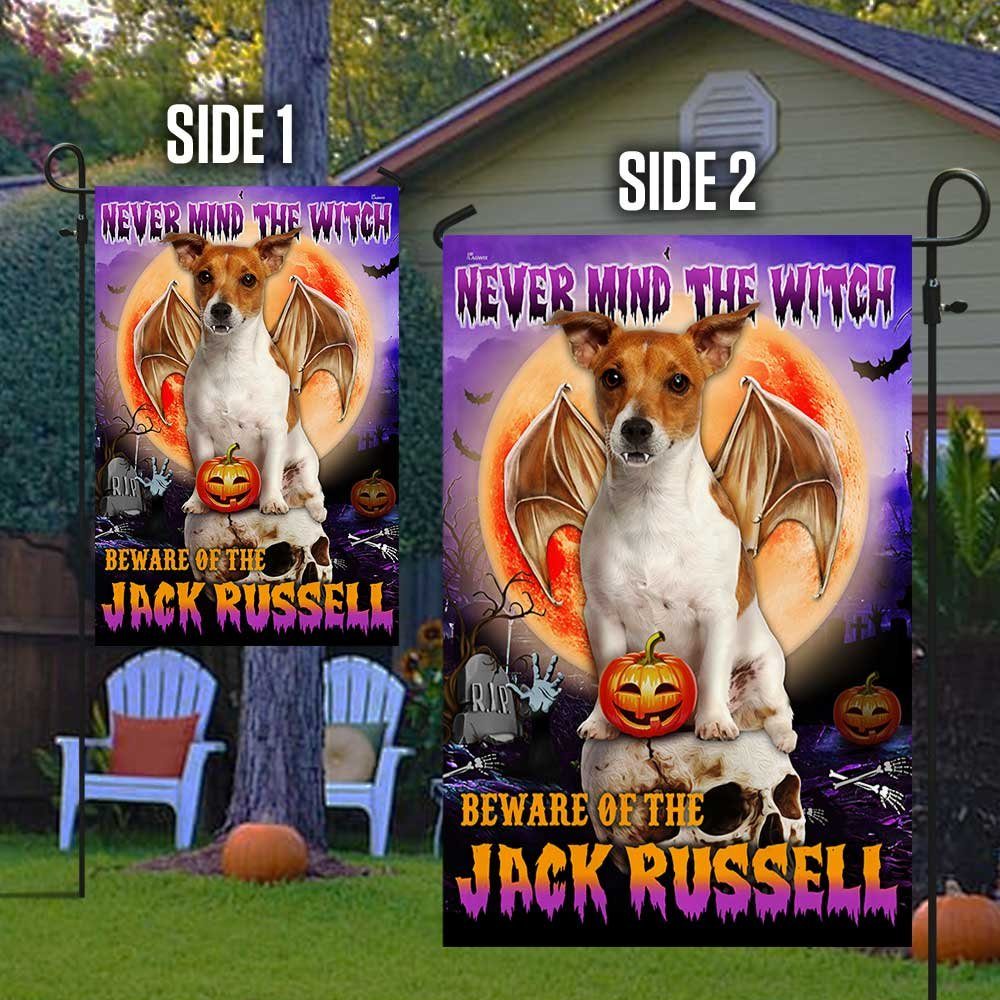 Jack Russell Halloween Flag Beware Of The Jack Russell DBD2796Fv26 - Image 6