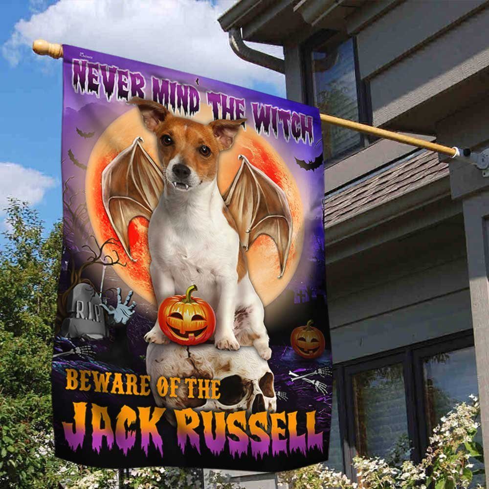 Jack Russell Halloween Flag Beware Of The Jack Russell DBD2796Fv26 - Image 3