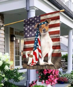 Jack Russell Terrier Dog Flag Charming Dog NTB216Fv2
