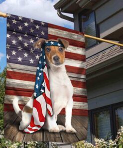 jack russell terrier dog flag charming dog ntb216fv2 4388