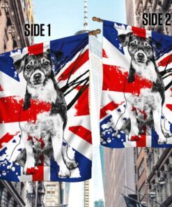 jack russell terrier dog flag uk proud ntb243f 3034