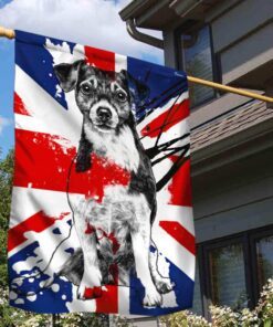 jack russell terrier dog flag uk proud ntb243f 3825