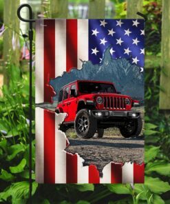 jeep american us flag 5144