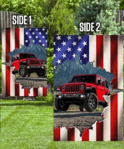 jeep american us flag 8286