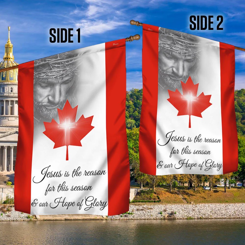 Jesus, Our Hope Of Glory, Canada Canadian Flag TPT523F - Image 2