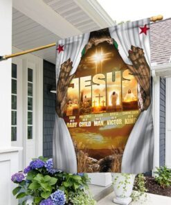 Jesus. My God. Coming Back As A King California American Flag THB3537Fv1