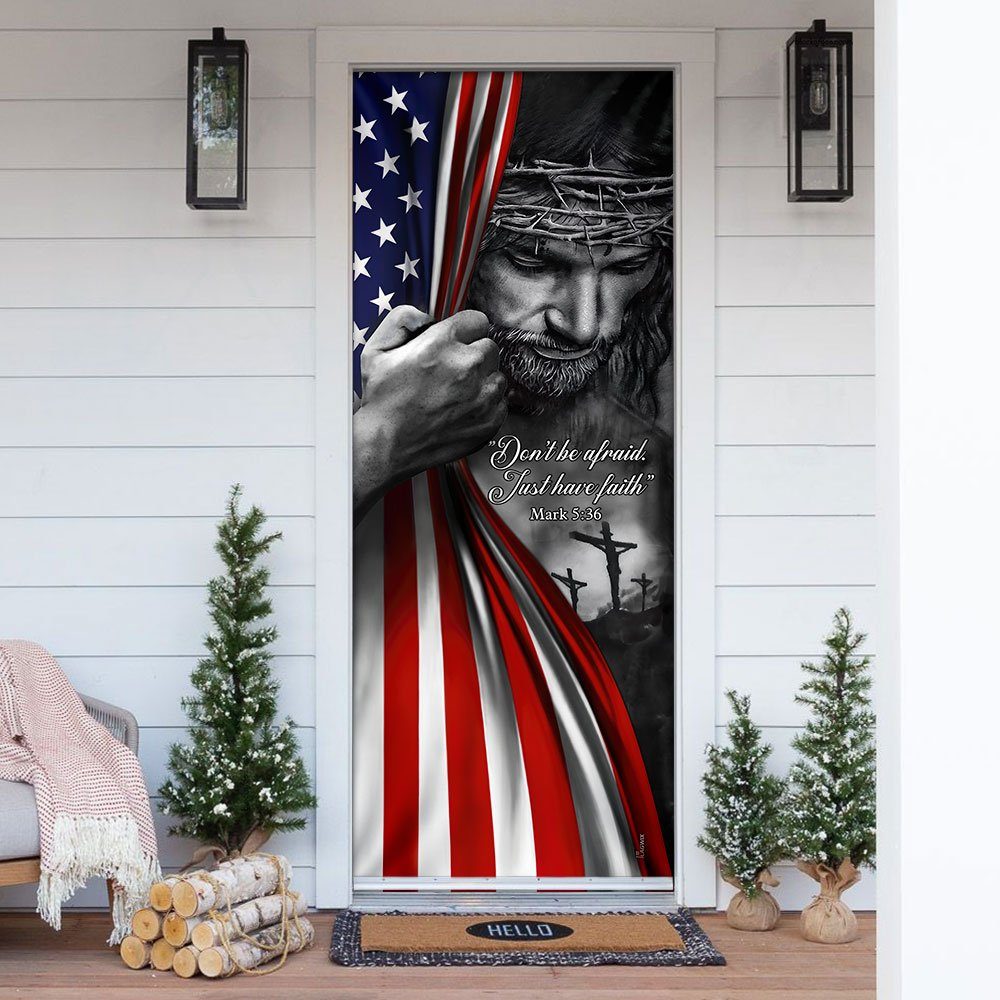 Jesus - Don’t Be Afraid Just Have Faith Door Cover TRL06F - Image 4