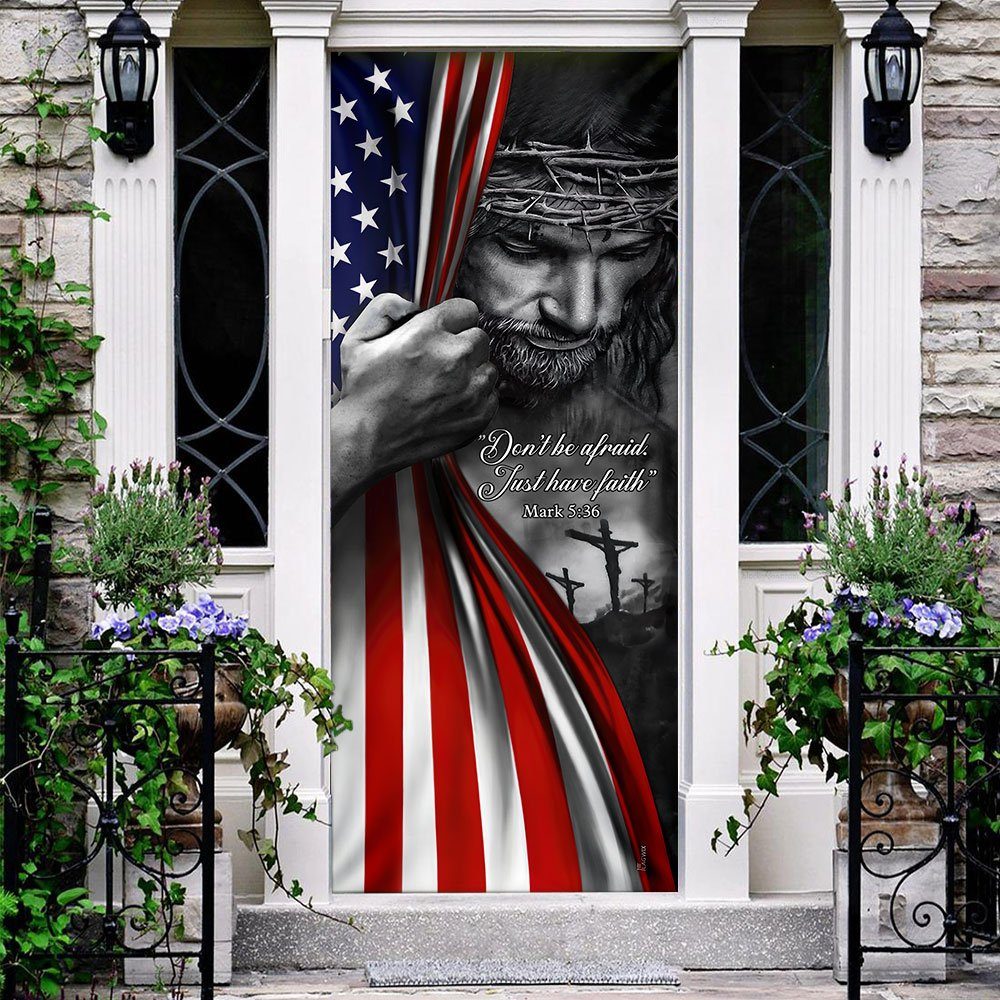Jesus - Don’t Be Afraid Just Have Faith Door Cover TRL06F - Image 2