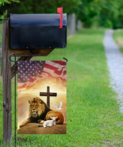 jesus lion and lamb holy spirit flag 3914