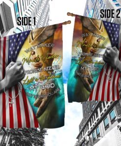jesus way maker miracle worker promise keeper american flag mlh1694f 6868