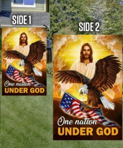 jesus american flag one nation under god ddh2901f 1912