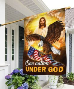 Jesus American Flag One Nation Under God DDH2901F