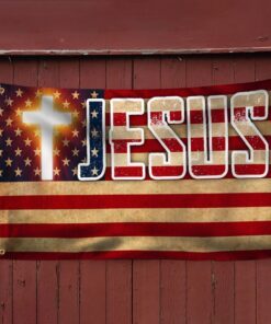 jesus american grommet flag ttv518gf 3688