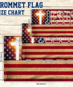 jesus american grommet flag ttv518gf 5478