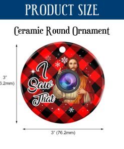 jesus camera christmas ornament i saw that bnn546o 7938