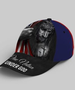 jesus cap one nation under god patriotic cap trl06bcv5 8798