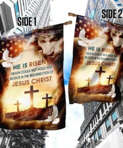 jesus christ. he is risen flag 5836