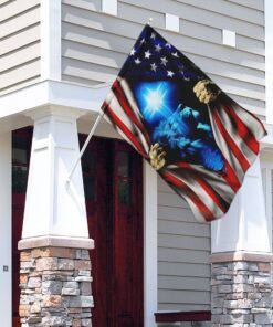 jesus christ american flag 1938