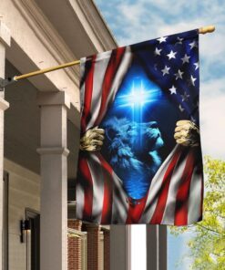 Jesus Christ American Flag