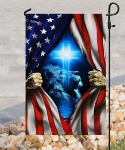 jesus christ american flag 4587