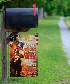 jesus christ american patriot flag 3328