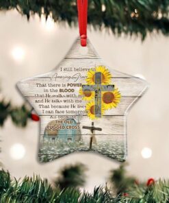 jesus christ ceramic ornament i still believe in amazing grace lnh005o 2071
