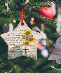 jesus christ ceramic ornament i still believe in amazing grace lnh005o 2271