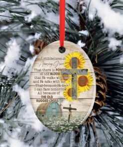 jesus christ ceramic ornament i still believe in amazing grace lnh005o 7190