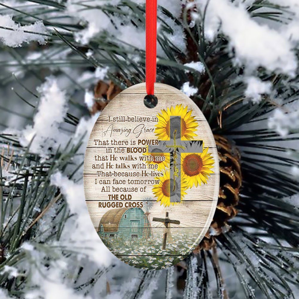 Jesus Christ Ceramic Ornament I Still Believe In Amazing Grace LNH005O - Image 7