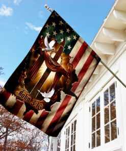jesus christ cross flag 6292